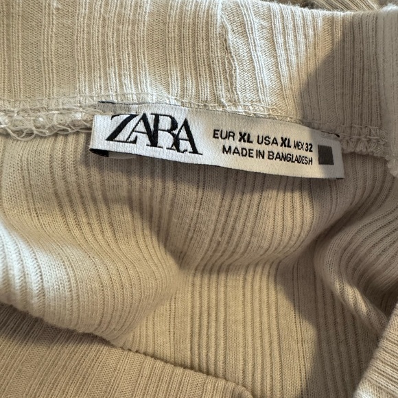 Zara Ribbed Cotton Dress XL - Picture 3 of 5